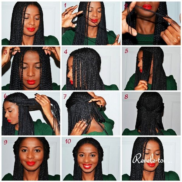 Tuto coiffures Box braids