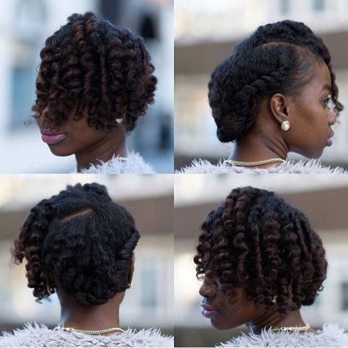 Coiffures rapides cheveux crépus
Quick and easy protective style