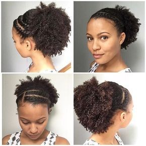 Tuto coiffure cheveux afro naturels