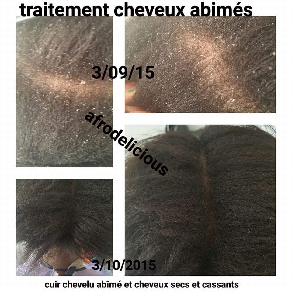 traitement mensuel sur cheveux abimés suite à produits chimiques